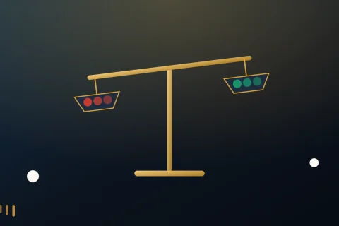 Balance symbolisant l'arbitrage entre le prix d'achat et la durée de vie d'un baby-foot